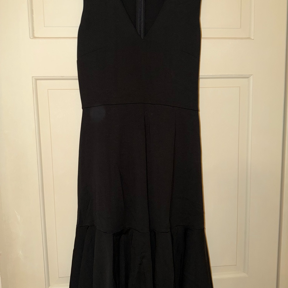 J.Crew Black Sleeveless Fit and Flare Dress